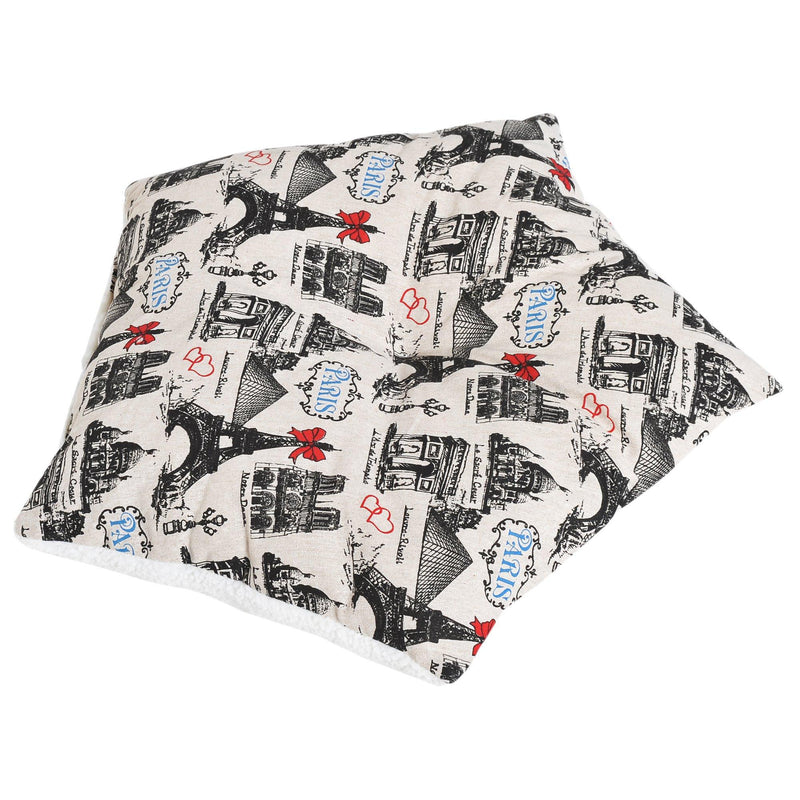 Tenda Cuccia per Animali Domestici con Cuscino Beige 67x65x78 cm 