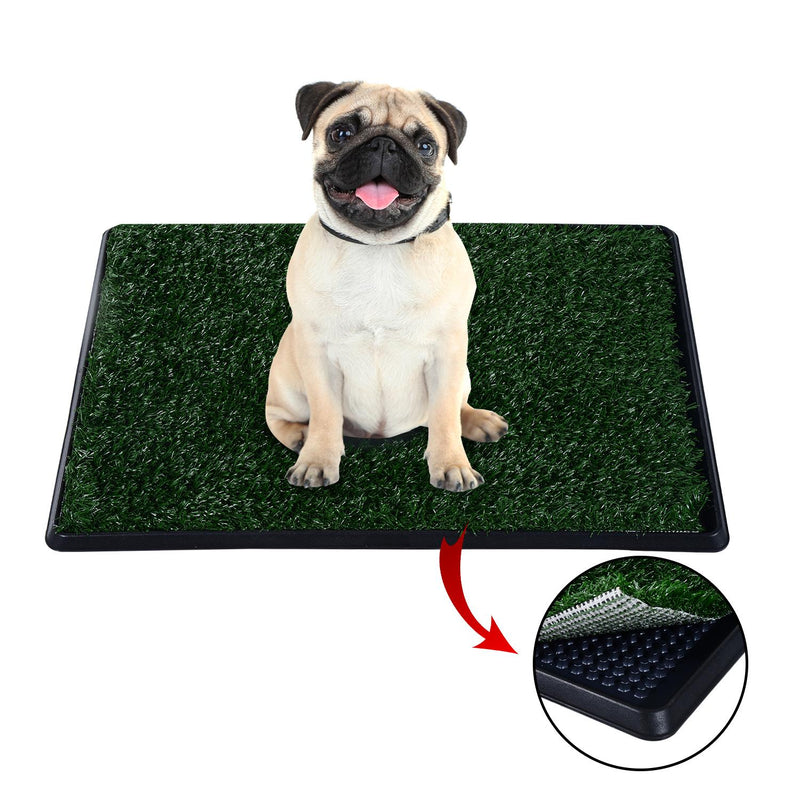 Lettiera per Cani con Erba Sintetica in Plastica PP 51x76x3 cm 