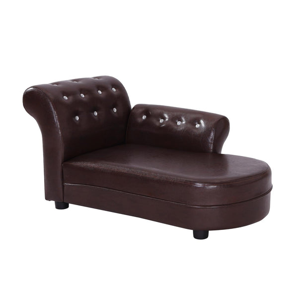 Sofa Chaiselongue Ottomane für Tiere Braun 82,5 x 45 x 41,5 cm sconto