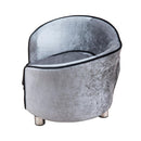 Divano di Lusso per Animali Domestici grigio 69x49x38 cm 