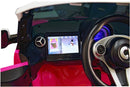 Macchina Elettrica per Bambini 12V Mp4 Smart Fortwo Cabrio Rosa
