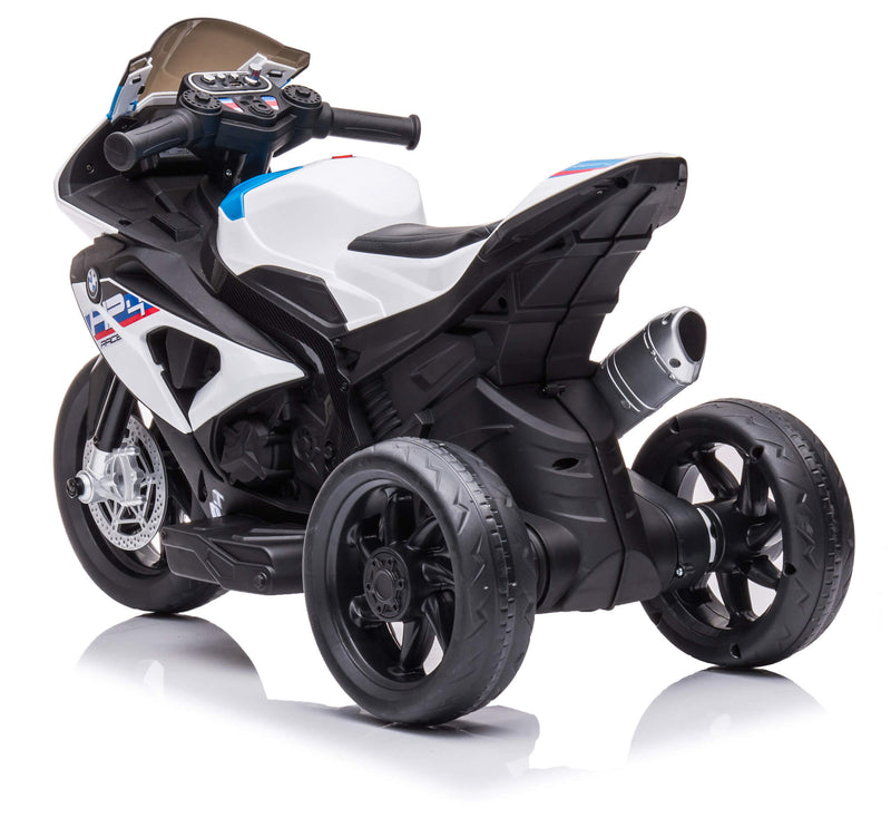 Moto Elettrica per Bambini 12V con Licenza BMW HP4 Sport 3R Bianca