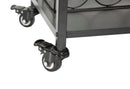 Carrello Industry Plus 81,5x35x86 cm in Ferro Nero e Grigio