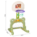 Porta da Calcio Canestro Basket 2 in 1 per Bambini dai 3 Anni 