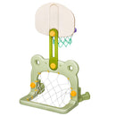 Porta da Calcio Canestro Basket 2 in 1 per Bambini dai 3 Anni 