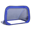 Rete da Calcio Pop Up per Bambini Pieghevole con Borsa Blu 184x124x115 cm 