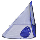 Rete da Calcio Pop Up per Bambini Pieghevole con Borsa Blu 184x124x115 cm 