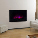 Camino Elettrico da Incasso 88.5x56 cm 1000/2000W con Vetro 