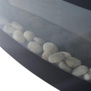 Camino Elettrico da Incasso 88.5x56 cm 1000/2000W con Vetro 