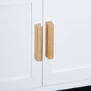 Mobiletto da Cucina con Ruote Portabottiglie e Porta bicchieri in Bambù 76x40x88 cm