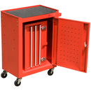 Carrello Porta Attrezzi da Officina con Cassetti Rosso 45.9x28x94 cm 