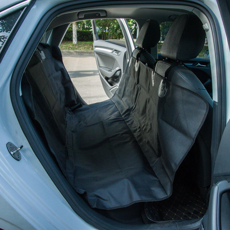 Coprisedile Posteriore Auto per Animali Domestici Nero 147x137 cm 