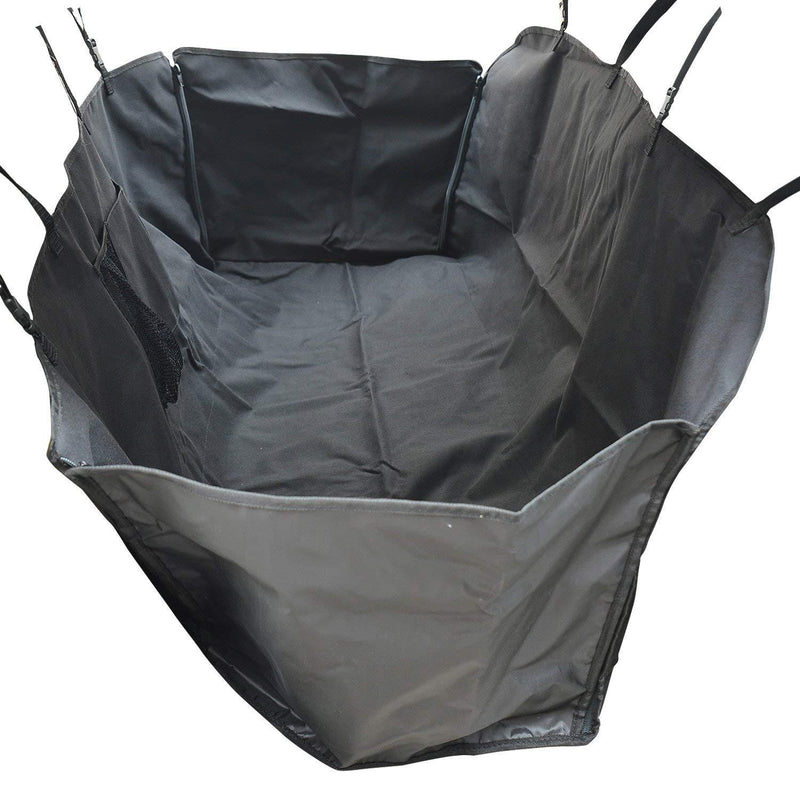 Coprisedile Posteriore Auto per Animali Domestici Nero 145x130 cm 