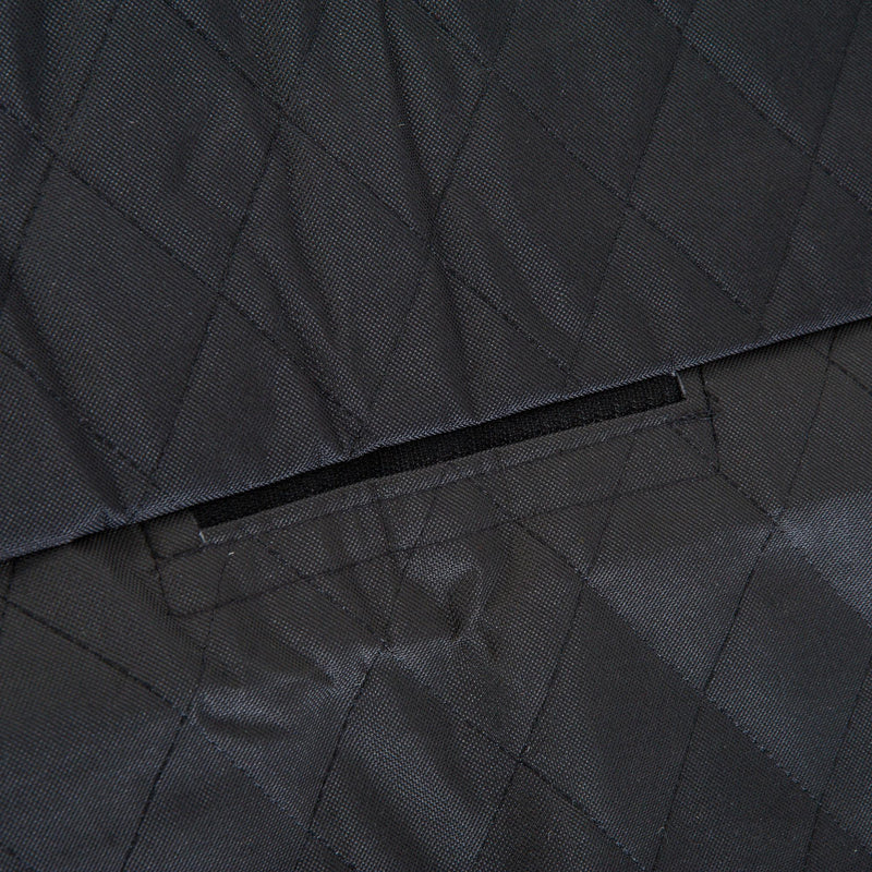 Coprisedile Posteriore Auto per Animali Domestici Nero 147x137 cm 2 