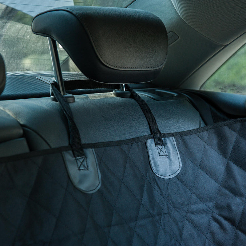 Coprisedile Posteriore Auto per Animali Domestici Nero 147x137 cm 2 