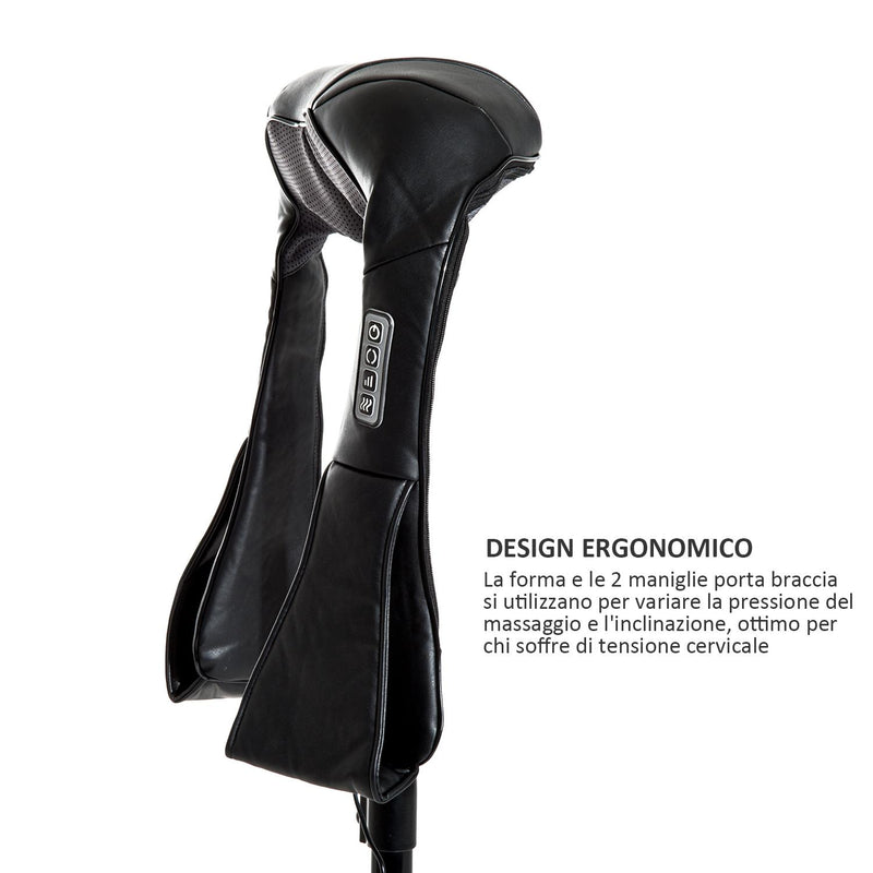 Massaggiatore Elettrico Collo Cervicale Shiatsu 3 Livelli 
