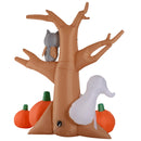 Decorazione Halloween Albero Gonfiabile con Zucche 