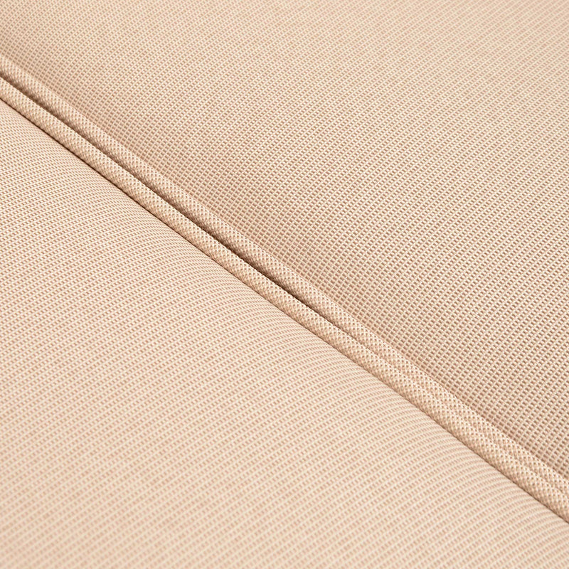 Divano da Esterno a 3 Posti in Rattan Sintetico con Cuscini Marrone 199x71x75 cm 