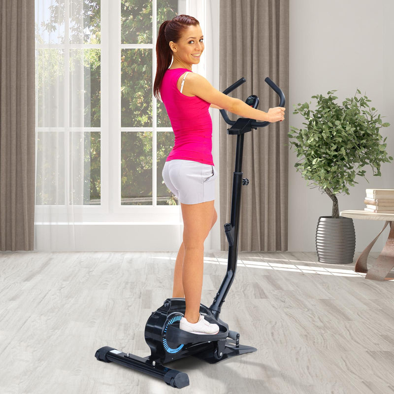 Ellittica Magnetica per Allenamento Fitness Nero 