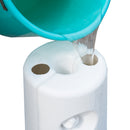 Set 4 Pezzi Base per Gazebo Riempibili 9 Kg x 4 Bianco 