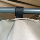 Gazebo da Giardino 4x3m in Acciaio Tende Laterali Kaki 