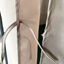 Gazebo da Giardino 4x3m in Acciaio Tende Laterali Kaki 