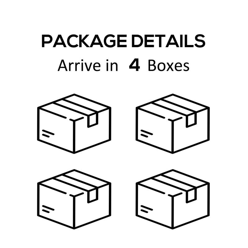 Gazebo da Giardino 3x3.6x2.65m in Alluminio e Policarbonato Tendone Lusso 
