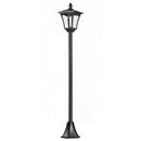 Lampione da Giardino Led a Energia Solare Nero 160 cm 