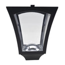 Lampione da Giardino Led a Energia Solare Nero 160 cm 