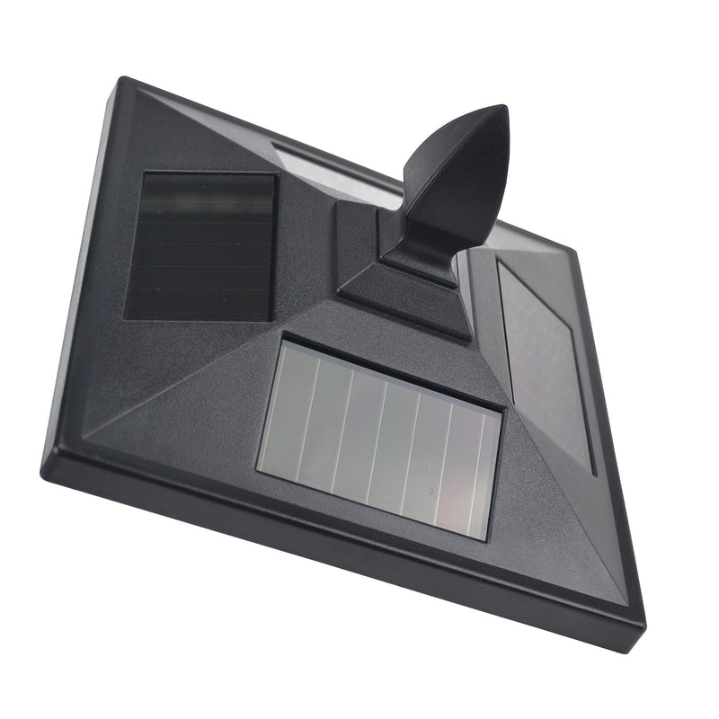 Lampione da Giardino Led a Energia Solare Nero 182.5 cm 