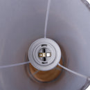 Lampada da Terra a Stelo Piantana per Salotto con Paralume di Stoffa 15x15x120 cm 