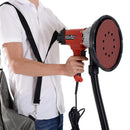 Levigatrice Elettrica da Muro 1200W con Aspiratore Velocità Regolabile Rosso e nero 