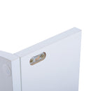 Libreria Moderna con Mensole da Parete in Legno MDF Bianco 16x16x50 cm 