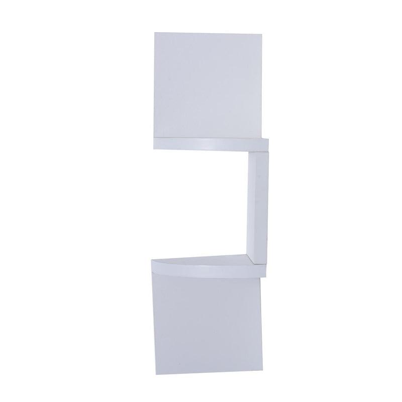 Libreria Moderna con Mensole da Parete in Legno MDF Bianco 16x16x50 cm 