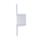 Libreria Moderna con Mensole da Parete in Legno MDF Bianco 16x16x50 cm 