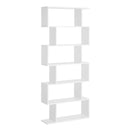 Libreria di Design Moderno Scaffale Bianco 80x23x192 cm 