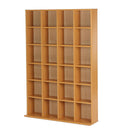 Mobile Libreria 24 Scomparti Legno naturale 130.5x89x20 cm 