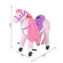 Cavallo Cavalcabile per Bambini con Suoni Rosa 
