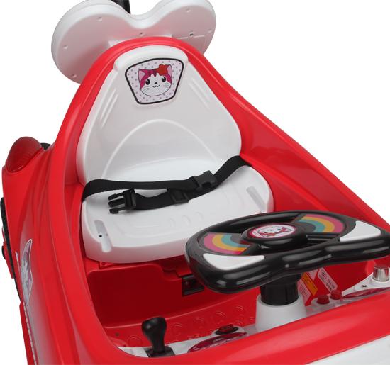Macchina Elettrica per Bambini 6V Kitty Rossa 