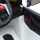 Macchina Elettrica per Bambini 6V Sportiva Bianca 