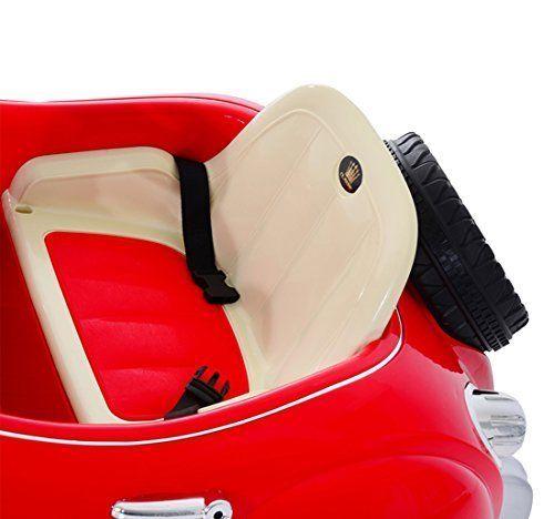 Macchina Elettrica per Bambini 6V Retrò Rossa 