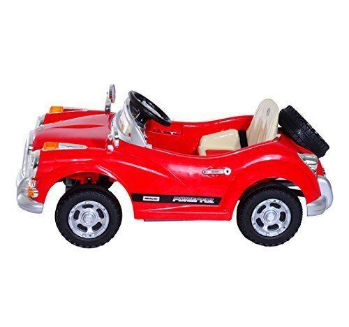Macchina Elettrica per Bambini 6V Retrò Rossa 