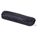 Materassino Gonfiabile da Campeggio con Cuscino in PVC Nero e Grigio 191x63x5 cm 