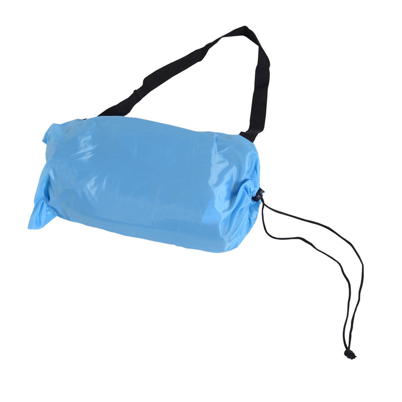 Air Sofa Lettino Gonfiabile Senza Pompa Blu 185x70x52 cm 