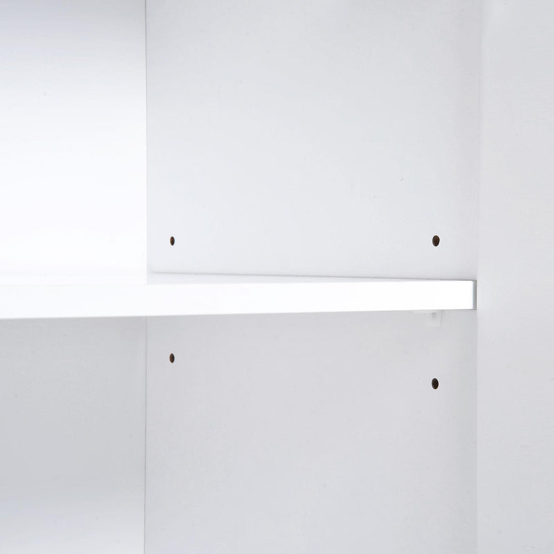 Mobiletto da Bagno Sotto Lavabo in Legno Bianco 60x30x60 cm 