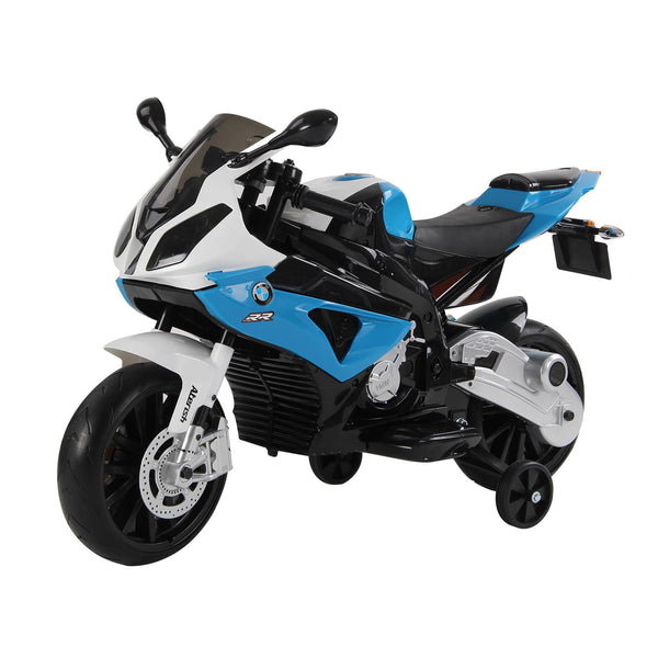 prezzo Elektromotorrad für Kinder 12V BMW RR Schwarz und Blau