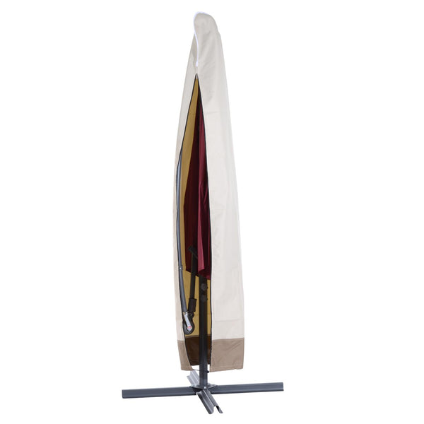 Wasserdichte Sonnenschirmabdeckung Cremebraun Ø56x220 cm sconto