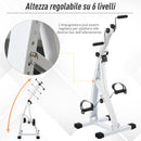 Bi Ciclo Cyclette Pedaliera Gambe e Braccia Manuale 