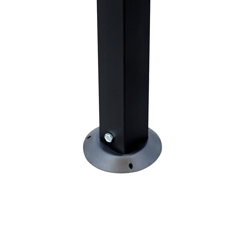 Pergola da Giardino 2.97x2.97m in Metallo Crema 