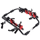 Portabici per Auto Posteriore Pieghevole 3 Biciclette 40 kg in Acciaio e Alluminio 68x52x60 cm 